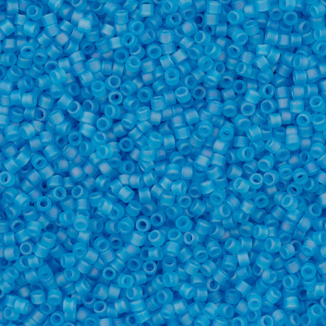 Miyuki Delica Seed Bead 11/0 Matte Dark Aqua AB DB1284