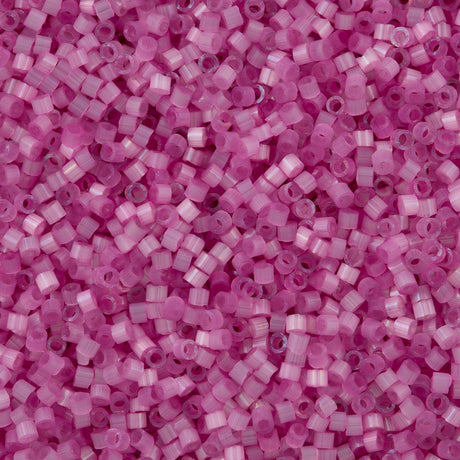 Miyuki Delica Seed Bead 11/0 Dyed Fuchsia Silk Satin DB1808