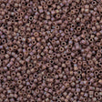 Miyuki Delica Seed Bead 11/0 Matte Opaque Glazed Dark Beige AB DB2321