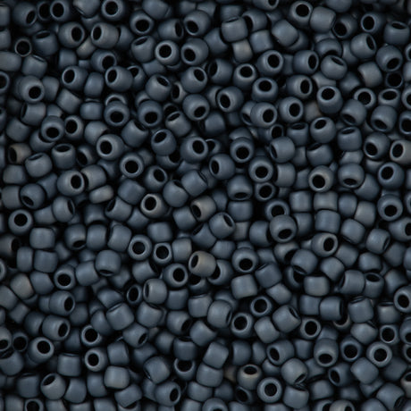 Toho Round Seed Bead 11/0 Opaque Matte Blue Grey (612)