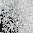 Miyuki 3mm Bugle Bead White Ceylon 5-inch Tube (528)