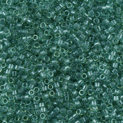 Miyuki Delica Seed Bead 11/0 Transparent Aqua Light Green Luster Glazed DB112