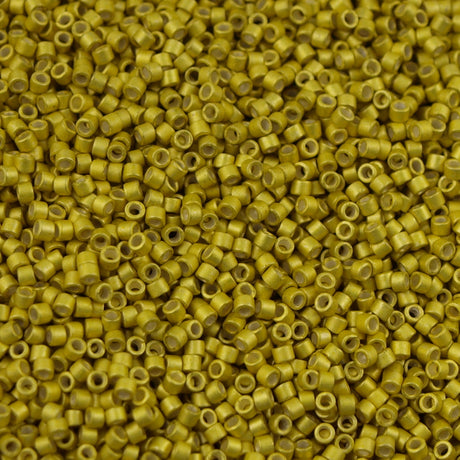 Miyuki Delica Seed Bead 11/0 Galvanized Matte Zest 2-inch Tube DB1154