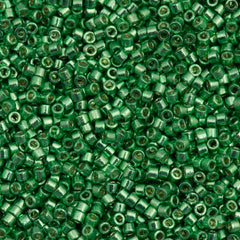 Miyuki Delica Seed Bead 11/0 Duracoat Galvanized Dark Mint Green 2-inch Tube DB1844