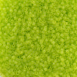 Miyuki Delica Seed Bead 11/0 Matte Transparent Peridot 2-inch Tube DB766