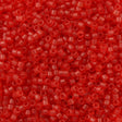 Miyuki Delica Seed Bead 11/0 Matte Transparent Dyed Watermelon 2-inch Tube DB779