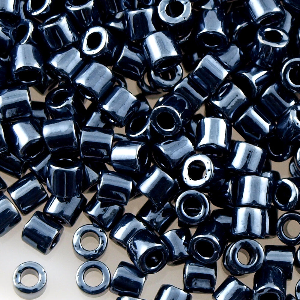 Miyuki Delica Seed Bead 8/0 Hematite 6.7g Tube DBL1