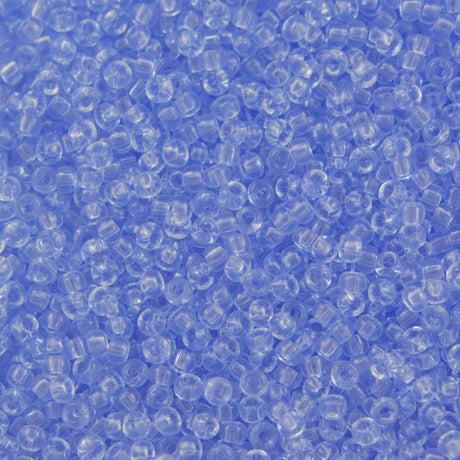 Miyuki Round Seed Bead 8/0 Transparent Light Blue 22g Tube (159L)