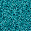 Miyuki Round Seed Bead 8/0 Opaque Turquoise Glazed Luster 25g (2470)