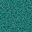 Miyuki Round Seed Bead 8/0 Opaque Matte Turquoise AB 25g (412FR)