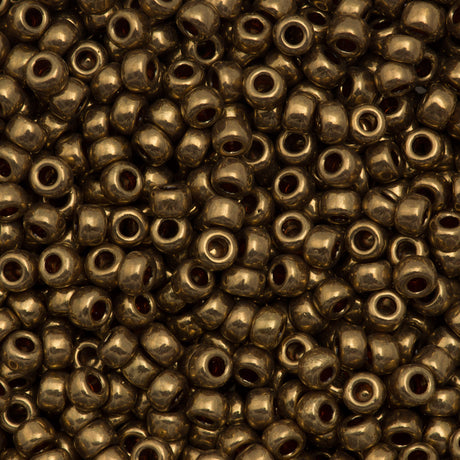 Miyuki Round Seed Bead 8/0 Metallic Dark Bronze 22g Tube (457)