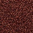 Miyuki Round Seed Bead 15/0 Duracoat Silver Lined Dyed Nutmeg 2-inch Tube (4245)
