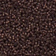 Miyuki Round Seed Bead 15/0 Duracoat Silver Lined Dyed Rose Bronze 2-inch Tube (4249)