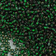Miyuki Triangle Seed Bead 10/0 Silver Lined Emerald 15g (1806)