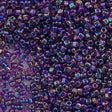 Miyuki Triangle Seed Bead 10/0 Light Rose Inside Color Lined Violet 10g (1832)
