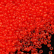 Miyuki Round Seed Bead 15/0 Transparent Orange 2-inch Tube (139)