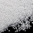 Miyuki Round Seed Bead 15/0 Opaque White 2-inch Tube (402)