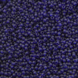 Toho Round Seed Bead 11/0 Transparent Matte Dark Cobalt 2.5-inch Tube (8DF)