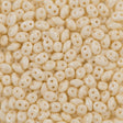 Super Duo 2x5mm Two Hole Beads Opaque Champagne Luster (14413P)