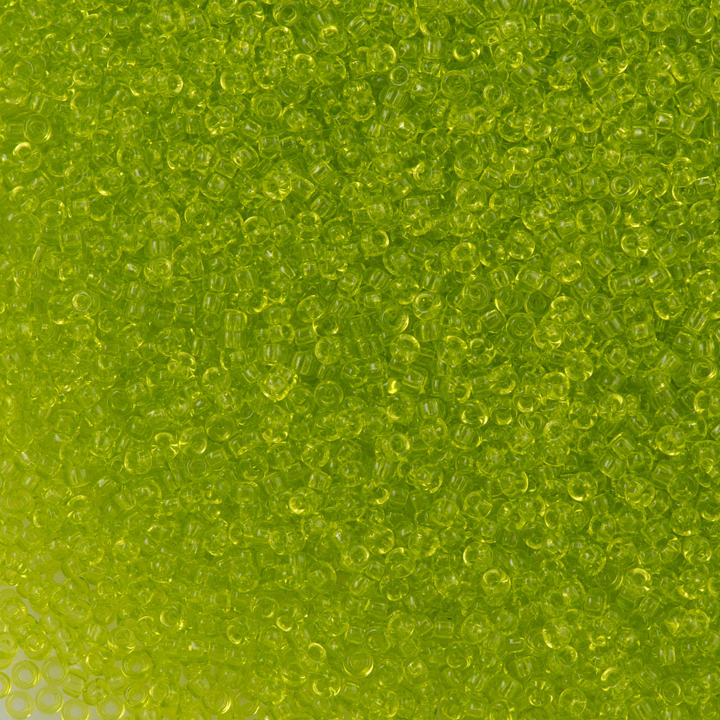 Miyuki Round Seed Bead 11/0 Transparent Lime (143)