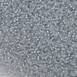 Miyuki Round Seed Bead 8/0 Inside Color Lined Pewter (242)