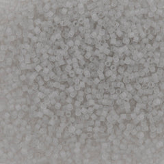 Miyuki Delica Seed Bead 15/0 Matte Transparent Light Grey 5g DBS1271