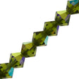 21 Preciosa Crystal 6mm Bicone Bead Olivine AB (50230AB)
