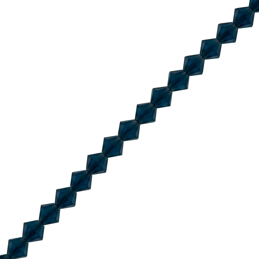 72 Preciosa Crystal 6mm Bicone Bead Montana Matte (30340M)