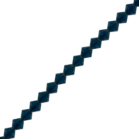 72 Preciosa Crystal 6mm Bicone Bead Montana Matte (30340M)