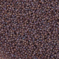 50g Toho Round Seed Beads 11/0 Transparent Matte Amethyst AB (166BF)