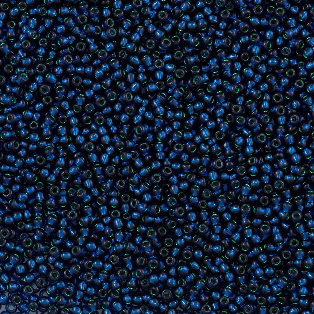50g Toho Round Seed Bead 11/0 Silver Lined Navy (2203)