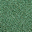 50g Toho Round Seed Bead 8/0 PermaFinish Galvanized Mint Green (570PF)