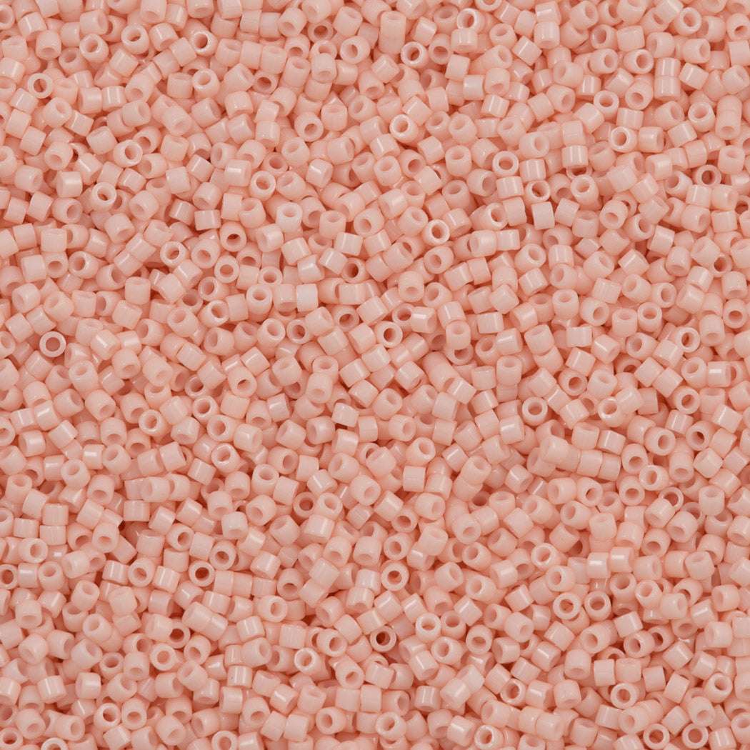 Miyuki Delica Seed Bead 11/0 Opaque Glazed Nectarine 2-inch Tube DB1493