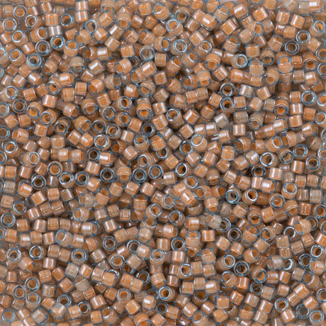 25g Miyuki Delica Seed Bead 11/0 Luminous Sea Coral DB2042