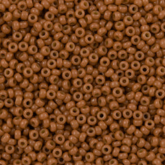 50g Miyuki Round Seed Bead 11/0 Duracoat Dyed Opaque Cedar (4457)