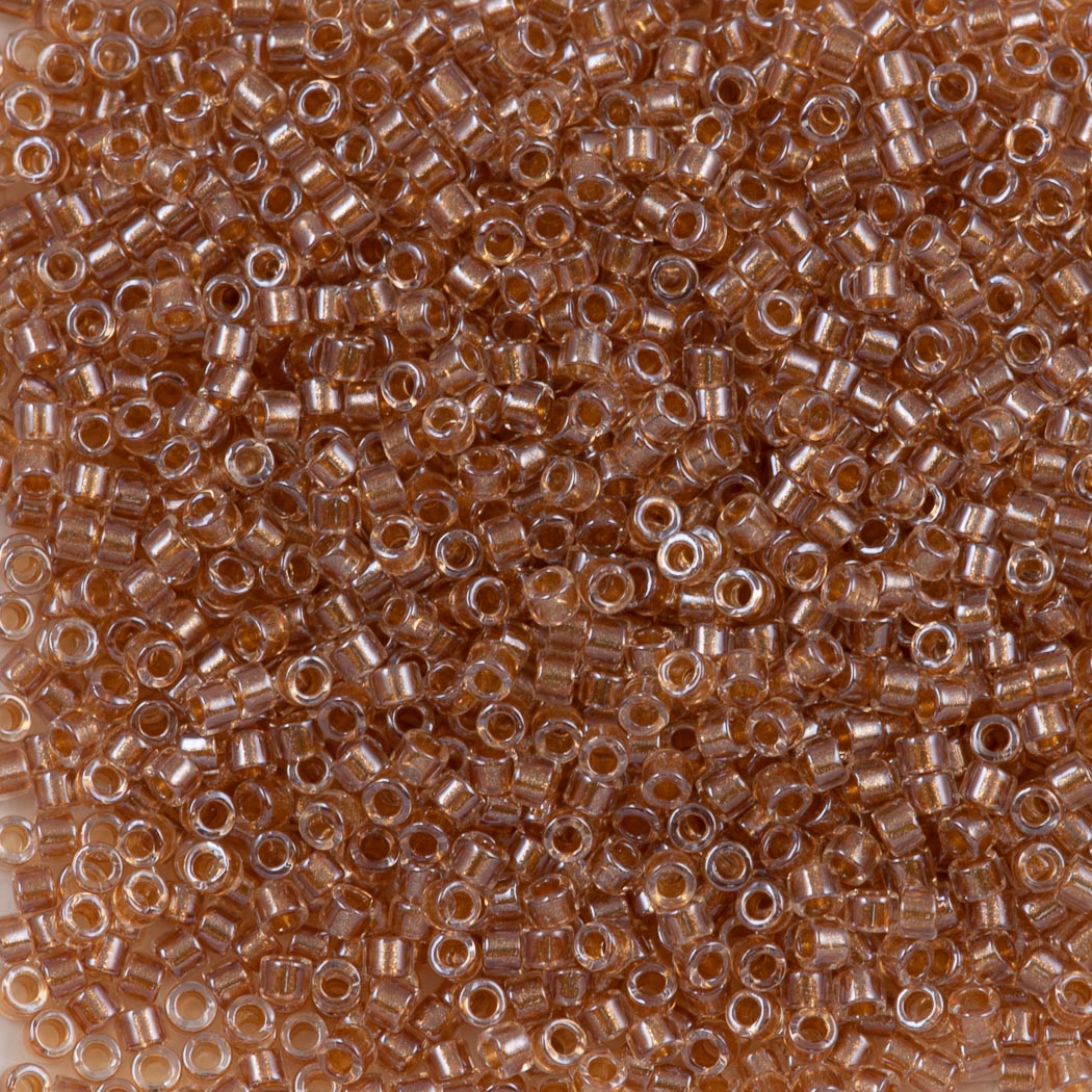 25g Miyuki Delica seed bead 11/0 Inside Dyed Color Honey Beige DB901