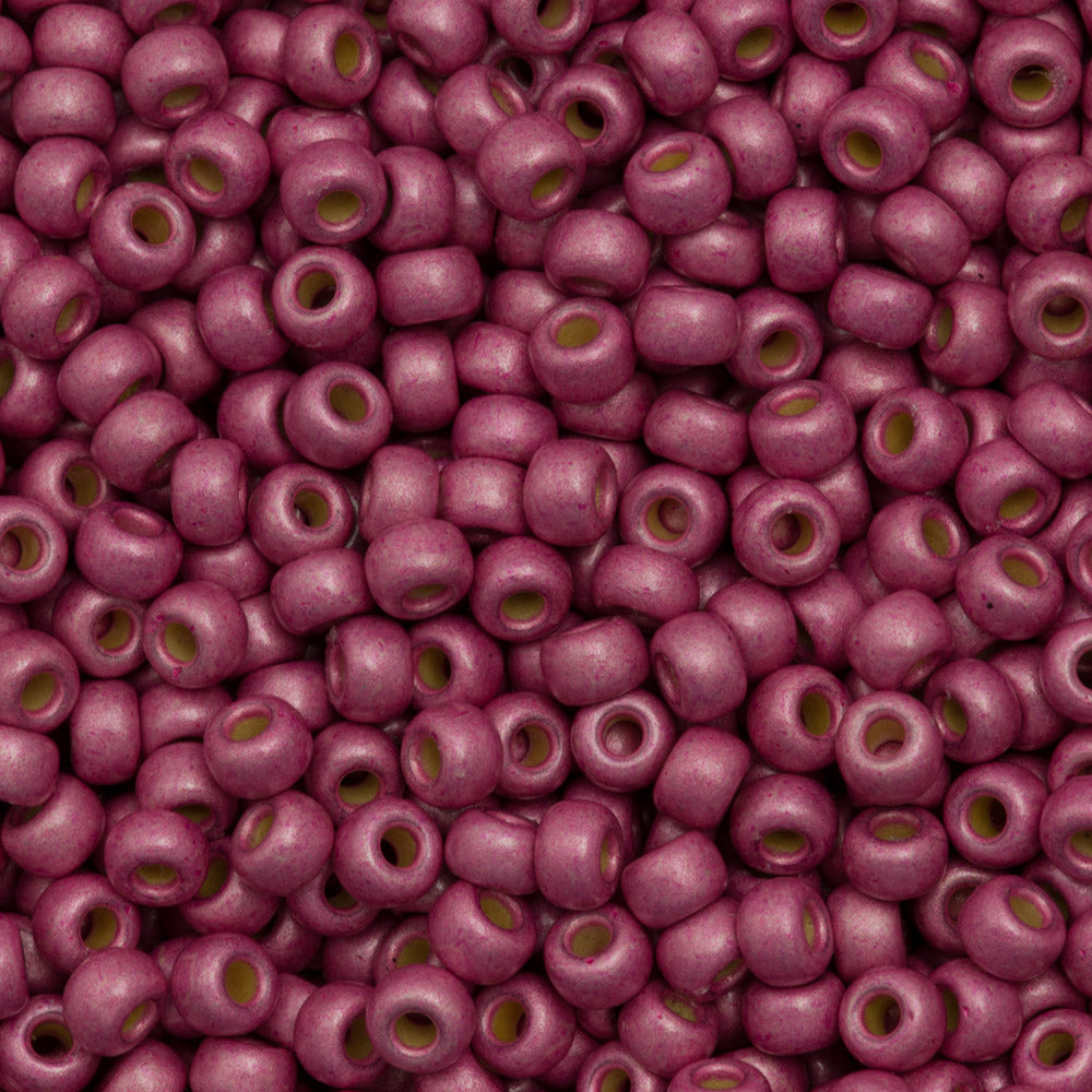 Miyuki Round Seed Bead 11/0 Duracoat Matte Galvanized Hot Pink (4210F)