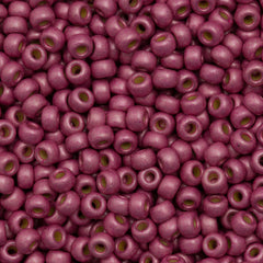 Miyuki Round Seed Bead 11/0 Duracoat Matte Galvanized Hot Pink 22g Tube (4210F)