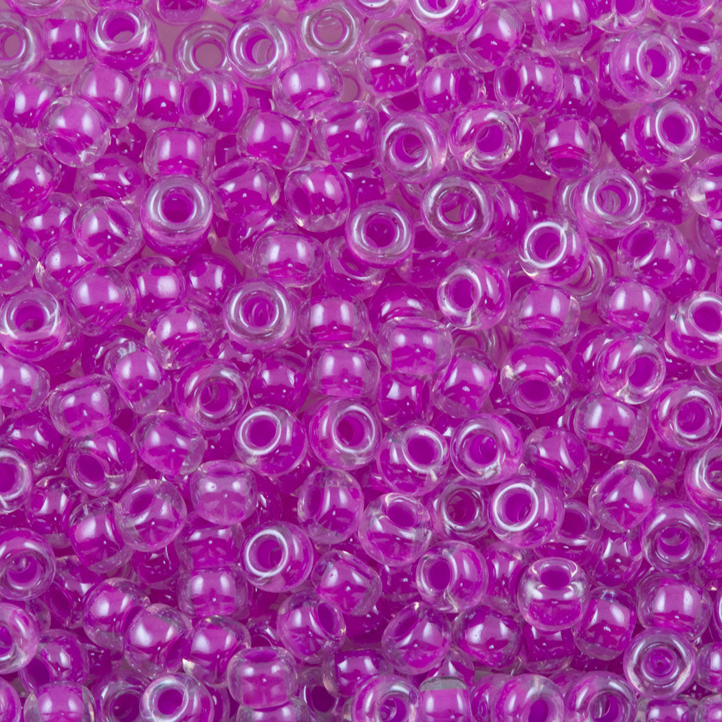 Miyuki Round Seed Bead 8/0 Luminous Plum Crazy (4303)