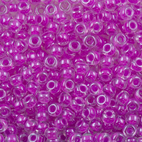 Miyuki Round Seed Bead 8/0 Luminous Plum Crazy (4303)