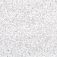 Miyuki Delica Seed Bead 15/0 Matte Chalk White AB 2-inch Tube DBS351