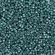 25g Miyuki Delica seed bead 11/0 Galvanized Dyed Peacock DB432