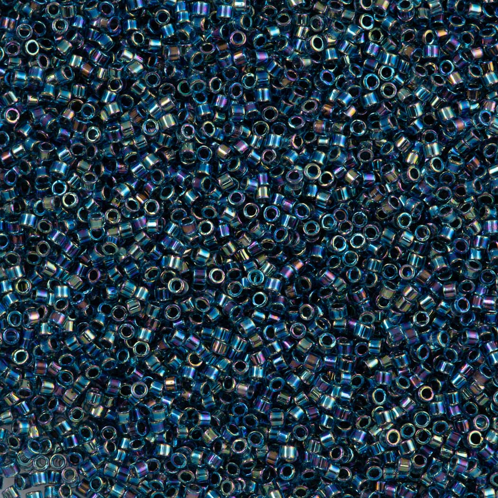 Miyuki Delica Seed Bead 11/0 Inside Dyed Color Aqua Blue DB85