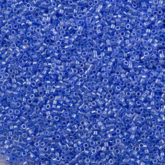 Miyuki Delica Seed Bead 11/0 Ceylon Inside Dyed Color Periwinkle 2-inch Tube DB240