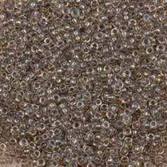 50g Miyuki Round Seed Bead 11/0 Taupe Lined AB (2195)