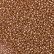 Miyuki Round Seed Bead 15/0 Duracoat Silver Lined Dyed Topaz Gold 2-inch Tube (4243)
