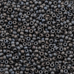 50g Miyuki Round Seed Bead 11/0 Matte Metallic Silver Grey (2012)