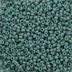 50g Miyuki Round Seed Bead 11/0 Opaque Matte Pale Seafoam (2028)