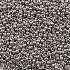 Miyuki Round Seed Bead 15/0 Palladium Plated 2-inch Tube (194)