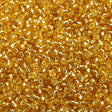 Miyuki Round Seed Bead 6/0 Silver Lined Gold 20g Tube (3)